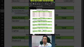 Jangan Copas Ya Pakai Rumus VLOOKUP Ngerjainnya vlookup tutorialexcel excel belajarexcel [upl. by Sidnak465]