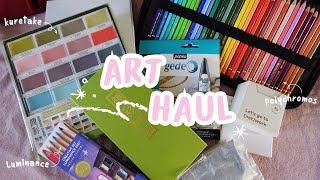 Premières impressions et idées cadeaux de Noël 🎁 Polychromos Luminance et Kuretake 🎨 [upl. by Nyl103]