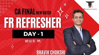 CA Final FR Refresher Batch Demo  Part 2 [upl. by Cohe]