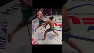 That flying knee Knockout is insane😳😱😳 sunezyreacts fyp mma boxing [upl. by Melone572]