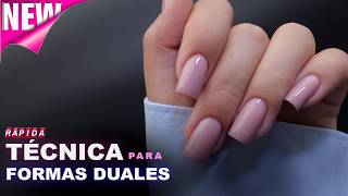 Técnica Secreta de Extensión de Uñas Sin Limado Inferior 💅 Usando Gel Líquido [upl. by Nylanej]