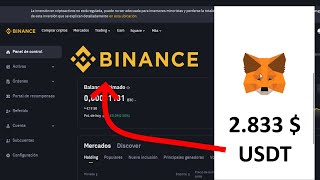 Como ENVIAR Criptomonedas de Metamask a Binance 2024 [upl. by Bandeen]