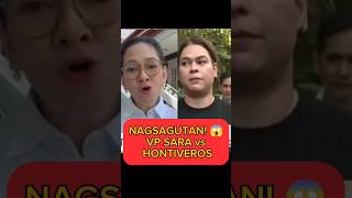 VP SARA vs RISA HONTIVEROS NAGSAGUTAN😱 reels shortsvideo shortvideo video viral viralvideo [upl. by Evangelist]