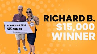 PCH Winner Richard B of OR Won 1500000 [upl. by Nairim577]