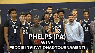 Phelps PA 67 Peddie 61 Boys Basketball highlights  Peddie Tournament Final [upl. by Attegroeg]