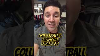 CFB Predictions Kennesaw St collegefootball predictions football kennesaw ncaaf sports fyp [upl. by Johnson]