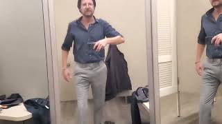 trying on different slacks in Macys [upl. by Cirtap432]