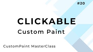 Making Custom Painter clickable  Custom Paint  Flutter [upl. by Nnorahs]