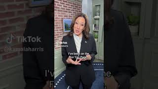 Kamala Harris joins TikTok [upl. by Lleuqar132]