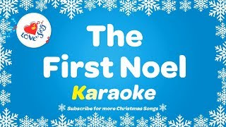 The First Noel Christmas Karaoke Instrumental Music with Lyrics [upl. by Hcra898]