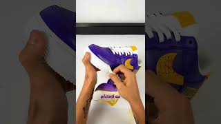 Mamba forever custom Nike air force 1 shortshortssneakervideoviral [upl. by Ayotac]