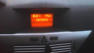 Clock Set for Opel AstraH 2012 console [upl. by Egroj]