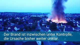 Großbrand in Pfaffenhofen an der Zusam [upl. by Ciccia476]