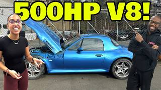 I Bought My Daughter a Dead BMW and Fixed it By V8 LS Swapping it [upl. by Other]