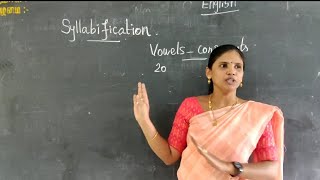 Syllabification  8th Std English vocabulary [upl. by Aleda]