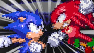 Sonic VS Knuckles [upl. by Schinica]