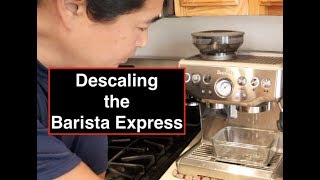 How to quotDescalingquot  Breville Barista Express [upl. by Eilasor]