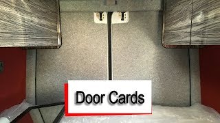 Mercedes Sprinter Camper Van  Door Cards [upl. by Ennazus]