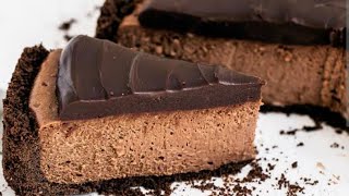 NoBake Chocolate Cheesecake Recipe Without Gelatin [upl. by Ilise548]