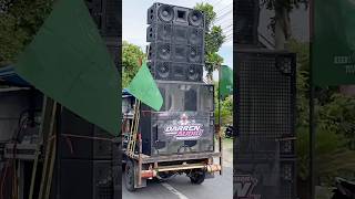 Sound system darren audio 2 sub planar  4 line array dual speaker pawai budaya rejotangan [upl. by Yssep423]