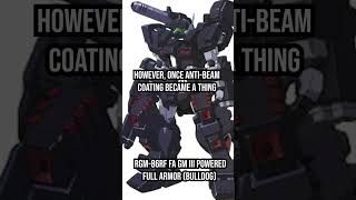 RGM 86RF FA GM III Powered Full Armor Bulldog moon gundam gundaminfo gundamfacts gundamyoutube [upl. by Ahsinra]