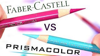 Prismacolor Premier VS Faber Castell Polychromos Colored Pencils  Which is better [upl. by Pavier642]