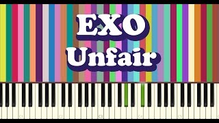 EXO  불공평해Unfair piano cover [upl. by Ilenna508]