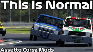 Racing Fiat Pandas Around Monza [upl. by Animsaj]