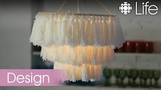 How to Make a Tassel Chandelier  CBC Life [upl. by Eineg]