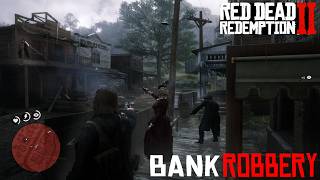 Robbing a Bank in RDR2 [upl. by Gavriella381]