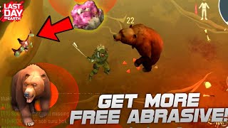 How To Get More Free Abrasive Brown Bear Bear Boss Tasks56  Last Day On Earth [upl. by Dwain930]