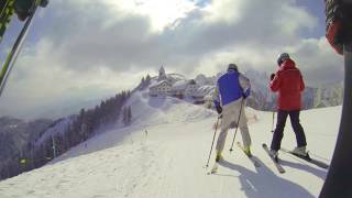 MARCH 2018 MONTE LUSSARI TEST OF SUPER G SKI SLOPE quotDI PRAMPEROquot [upl. by Oloap]