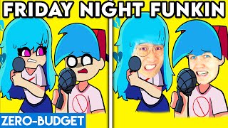 FNF UGH BUT EVERYONE SINGS IT WITH ZERO BUDGET FRIDAY NIGHT FUNKIN FUNNY PARODY BY LANKYBOX [upl. by Ettedo]