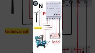 automatic changeover connectionGenerator changer wiringshortsshortelectrical viralvideo [upl. by Miranda]