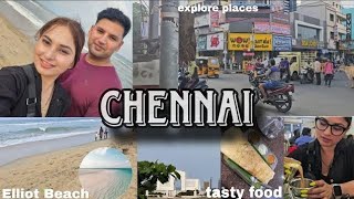 Chennai Vlog  Elliot’s Beach  Besant Nagar Beach  Places to Visit in Chennai  Episode2 [upl. by Benjamen]