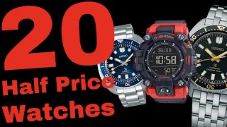 Half Price Hamilton Seiko GShock Casio Citizen amp More [upl. by Glaser]