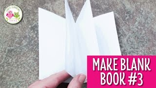 How to Make a Blank Book for Your Writing Center 3 [upl. by Nahtanod]