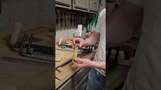 Quick easy drawknife handles woodworking diy woodwork drawknife restoration [upl. by Ydna]