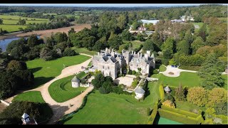 BRITISH AERIAL VIEWS  BEAULIEU HOUSE NATIONAL MOTOR MUSEUM [upl. by Bodnar181]