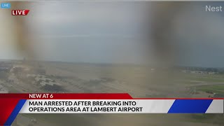 Man arrested at St Louis Lambert Airport [upl. by Evelunn]