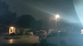 8pm 10924 Hurricane Milton Footage From Inland Tampa Bay  The Wind is Getting Stronger [upl. by Shermie]