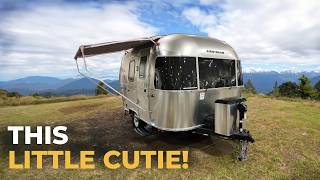 Smallest and Lightest Airstream That Still Sleeps 4  RV Review [upl. by Gilges]