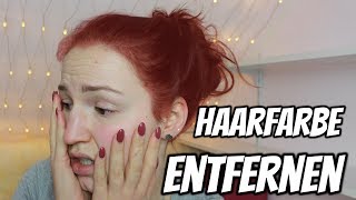 Meine Haare sind Rot Haarfarbe entfernen mit Hausmitteln  Lena’s Lifestyle [upl. by Daniel]