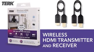 Terk TK1WS Wireless HDMI Transmitter  Receiver [upl. by Wilton]