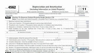 Learn How to Fill the Form 4562 Depreciation and Amortization [upl. by Rainger899]