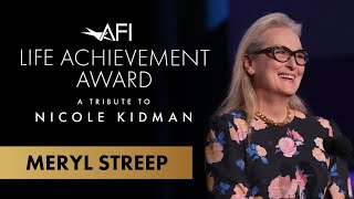 Meryl Streep at the AFI Life Achievement Award Tribute to Nicole Kidman [upl. by Molahs]