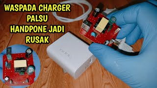 Tutorial bongkar charger hp jangan sampai ketipu dan orang awam harus tau [upl. by Eidolem]