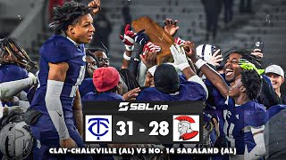 RYAN WILLIAMS SARALAND UPSET BY JAYLEN MBAKWE CLAYCHALKVILLE IN STATE CHAMPIONSHIP 🏈 [upl. by Trammel]