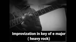 Improvising in rock backing track Emaj viralvideo trending rock rockstar guitar guitarcover [upl. by Imelda]