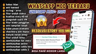 WHATSAPP MODT TERBARU 2024  WHATSAPP PLUS V121F  WA MOD TERBARU 2024 [upl. by Ayanet]